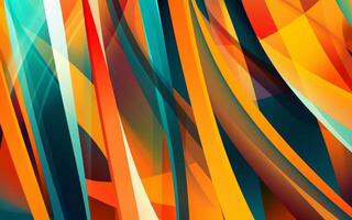 The abstract wallpaper design features a combination of vibrant colours and futuristic lines that create a visually stunning graphic with a textured, light background with AI Generative photo