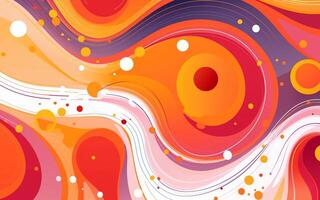 The abstract wallpaper design features a combination of vibrant colours and futuristic lines that create a visually stunning graphic with a textured, light background with photo
