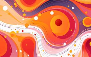 The abstract wallpaper design features a combination of vibrant colours and futuristic lines that create a visually stunning graphic with a textured, light background with AI Generative photo