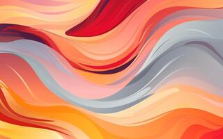 The abstract wallpaper design features a combination of vibrant colours and futuristic lines that create a visually stunning graphic with a textured, light background with photo