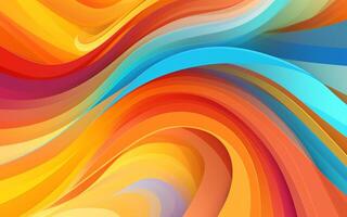The abstract wallpaper design features a combination of vibrant colours and futuristic lines that create a visually stunning graphic with a textured, light background with photo