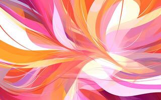 The abstract wallpaper design features a combination of vibrant colours and futuristic lines that create a visually stunning graphic with a textured, light background with photo