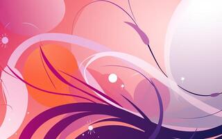 The abstract wallpaper design features a combination of vibrant colours and futuristic lines that create a visually stunning graphic with a textured, light background with photo