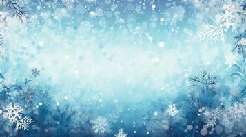 invierno, festivo, Navidad antecedentes. en un caprichoso Clásico ilustración, un alegre escena desplegado a hogar en un mágico invierno noche, con copos de nieve arremolinándose en el aire con ai generativo foto