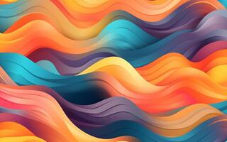 The abstract wallpaper design features a combination of vibrant colours and futuristic lines that create a visually stunning graphic with a textured, light background with photo