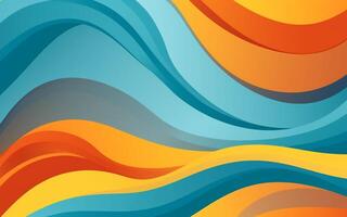 The abstract wallpaper design features a combination of vibrant colours and futuristic lines that create a visually stunning graphic with a textured, light background with photo