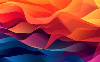 The abstract wallpaper design features a combination of vibrant colours and futuristic lines that create a visually stunning graphic with a textured, light background with photo