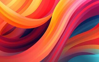 The abstract wallpaper design features a combination of vibrant colours and futuristic lines that create a visually stunning graphic with a textured, light background with photo