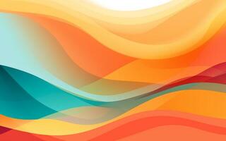 The abstract wallpaper design features a combination of vibrant colours and futuristic lines that create a visually stunning graphic with a textured, light background with photo