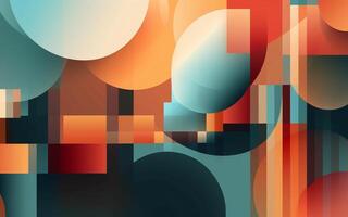 The abstract wallpaper design features a combination of vibrant colours and futuristic lines that create a visually stunning graphic with a textured, light background with photo
