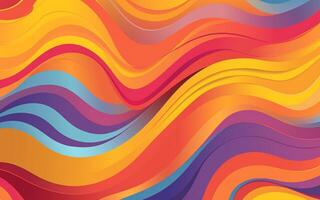 The abstract wallpaper design features a combination of vibrant colours and futuristic lines that create a visually stunning graphic with a textured, light background with AI Generative photo