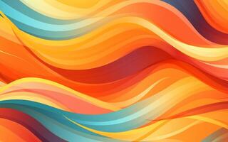 The abstract wallpaper design features a combination of vibrant colours and futuristic lines that create a visually stunning graphic with a textured, light background with photo