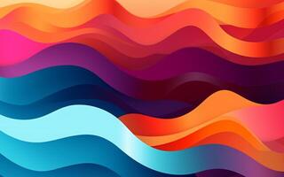 The abstract wallpaper design features a combination of vibrant colours and futuristic lines that create a visually stunning graphic with a textured, light background with photo
