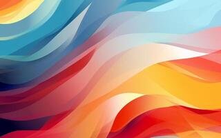 The abstract wallpaper design features a combination of vibrant colours and futuristic lines that create a visually stunning graphic with a textured, light background with photo