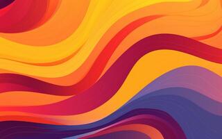 The abstract wallpaper design features a combination of vibrant colours and futuristic lines that create a visually stunning graphic with a textured, light background with photo