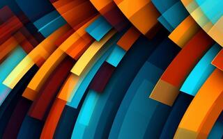 The abstract wallpaper design features a combination of vibrant colours and futuristic lines that create a visually stunning graphic with a textured, light background with photo