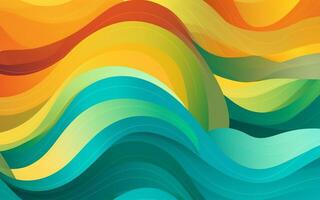The abstract wallpaper design features a combination of vibrant colours and futuristic lines that create a visually stunning graphic with a textured, light background with photo