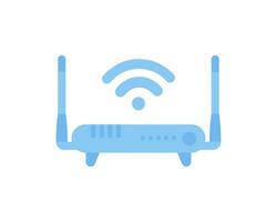 Router icon. Isolated on white background. Vector. vector