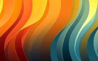 The abstract wallpaper design features a combination of vibrant colours and futuristic lines that create a visually stunning graphic with a textured, light background with photo