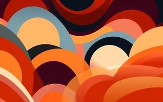 The abstract wallpaper design features a combination of vibrant colours and futuristic lines that create a visually stunning graphic with a textured, light background with photo