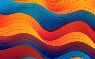 The abstract wallpaper design features a combination of vibrant colours and futuristic lines that create a visually stunning graphic with a textured, light background with photo