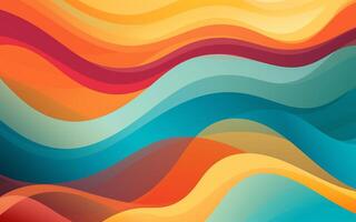 The abstract wallpaper design features a combination of vibrant colours and futuristic lines that create a visually stunning graphic with a textured, light background with photo