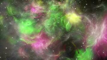 Colorful Space Nabula Stars Background video