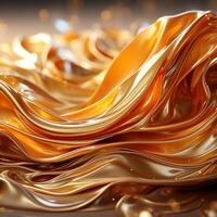 abstract golden background made by AI generative photo