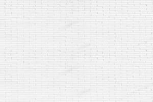 Old white brick wall texture for background. Abstract horizontal architecture wallpaper. photo