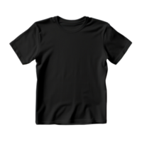 zwart t-shirt mockup geïsoleerd png