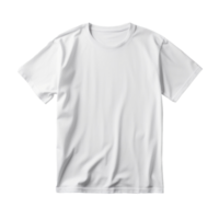 blanc T-shirt maquette isolé png