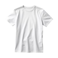 blanc T-shirt maquette isolé png