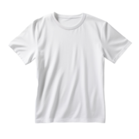 blanc T-shirt maquette isolé png