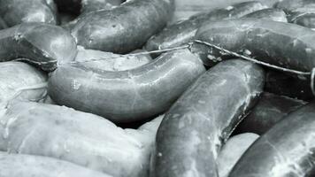 Homemade sausages, traditional cuisine, Argentina photo