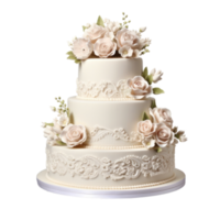 mariage gâteau isolé png