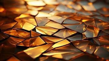 abstract golden background made by AI generative photo