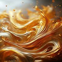 abstract golden background made by AI generative photo