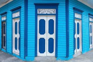 Dominican Republic, colorful colonial streets of Puerto Plata photo