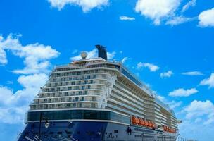 Saint Kitts and Nevis, Basseterre, Cruise ship docked on Caribbean vacation photo