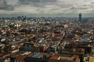 Views of Madrid from a skyscraper photo