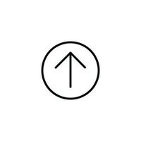 Upload Up Circle Arrow Icon Design Nice To See vector