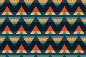 Modern geometric shapes patterns, seamless vector illustration. Pattern designs with modern geometric shapes can be printed as a background image or used for rugs, carpets, or textile fabric.