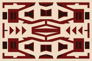 Modern geometric shapes patterns, seamless vector illustration. Pattern designs with modern geometric shapes can be printed as a background image or used for rugs, carpets, or textile fabric.