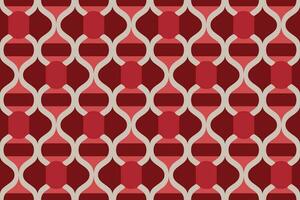 Modern geometric shapes patterns, seamless vector illustration. Pattern designs with modern geometric shapes can be printed as a background image or used for rugs, carpets, or textile fabric.