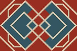 Modern geometric shapes patterns, seamless vector illustration. Pattern designs with modern geometric shapes can be printed as a background image or used for rugs, carpets, or textile fabric.