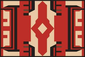 Modern geometric shapes patterns, seamless vector illustration. Pattern designs with modern geometric shapes can be printed as a background image or used for rugs, carpets, or textile fabric.