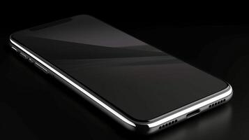 Smart phone mock up designed 3D. . photo