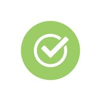 Checkbox icon vector. Check, checkmark symbol concept vector