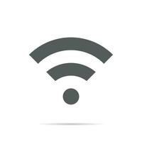 Wifi network icon vector. Wireless fidelity signal connection symbol concept vector