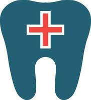 Dental Care Vector Glyph Two Color Icon For Personal And Commercial Use.